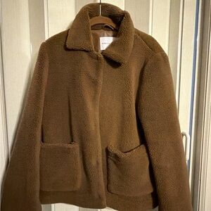 Rebecca Minkoff Chocolate Teddy Jacket